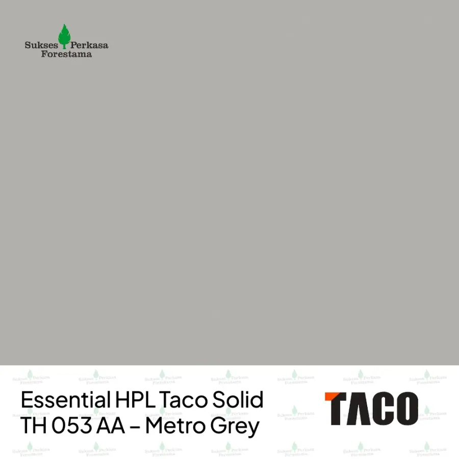 Essential HPL Taco Solid TH 053 AA – Metro Grey