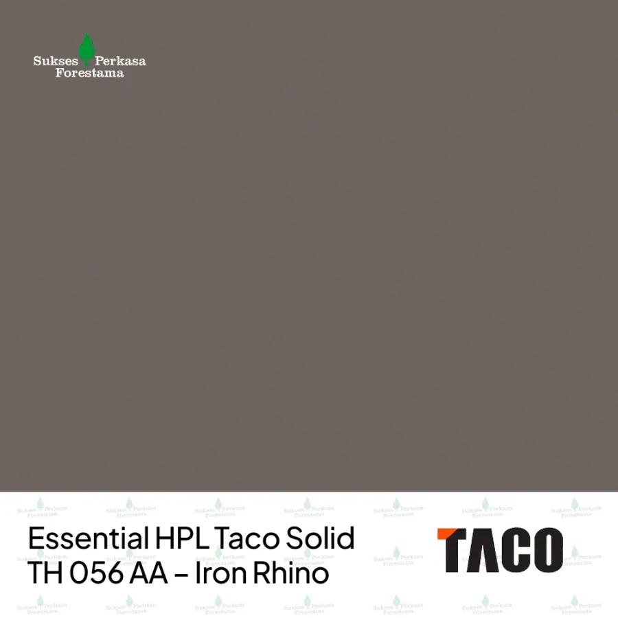 Essential HPL Taco Solid TH 056 AA – Iron Rhino