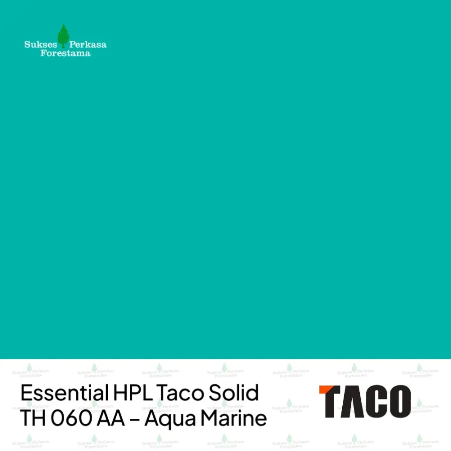 Essential HPL Taco Solid TH 060 AA – Aqua Marine
