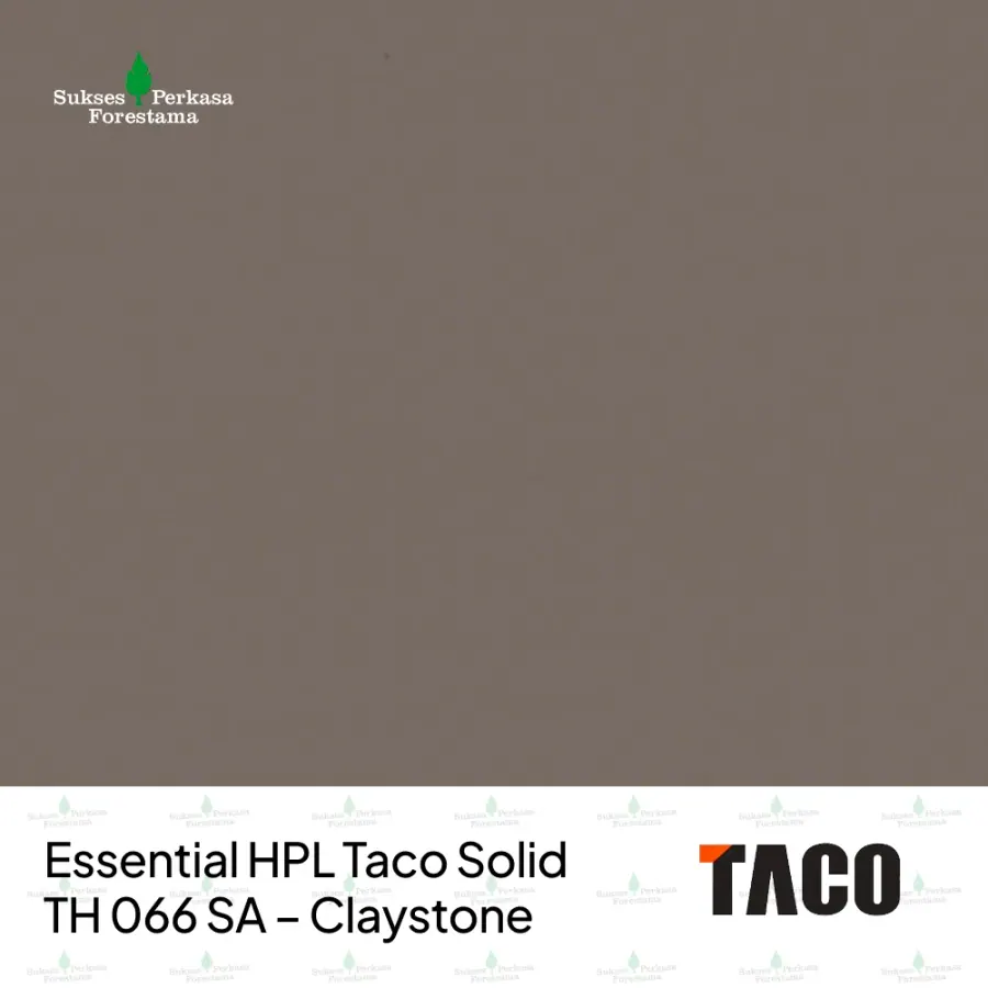 Essential HPL Taco Solid TH 066 SA – Claystone