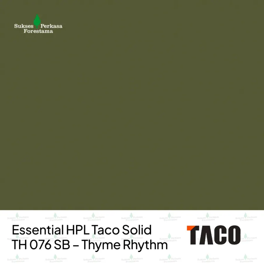 Essential HPL Taco Solid TH 076 SB – Thyme Rhythm