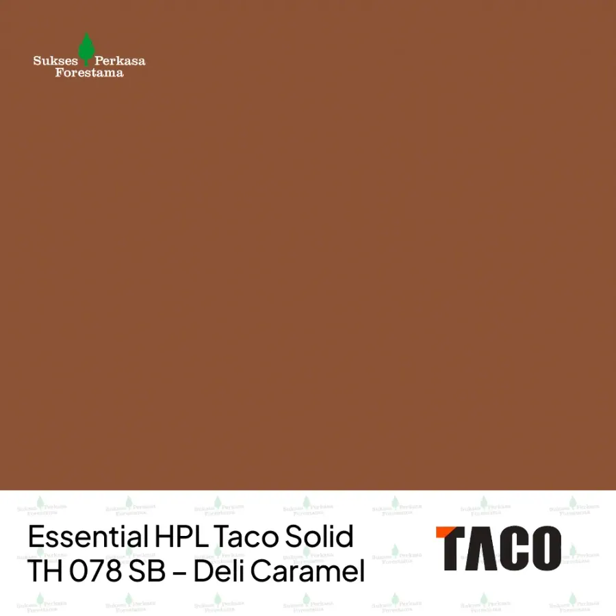 Essential HPL Taco Solid TH 078 SB – Deli Caramel