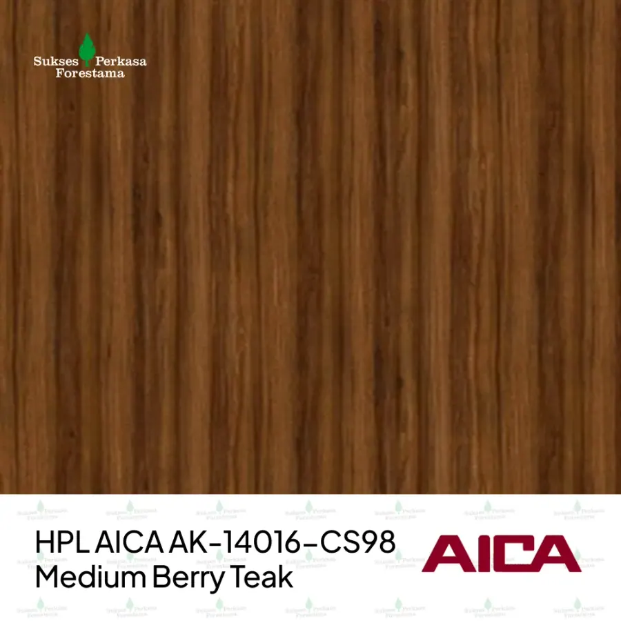 HPL AICA AK-14016-CS98 – Medium Berry Teak