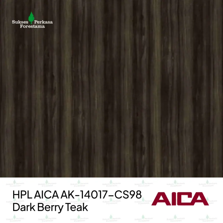 HPL AICA AK-14017-CS98 – Dark Berry Teak
