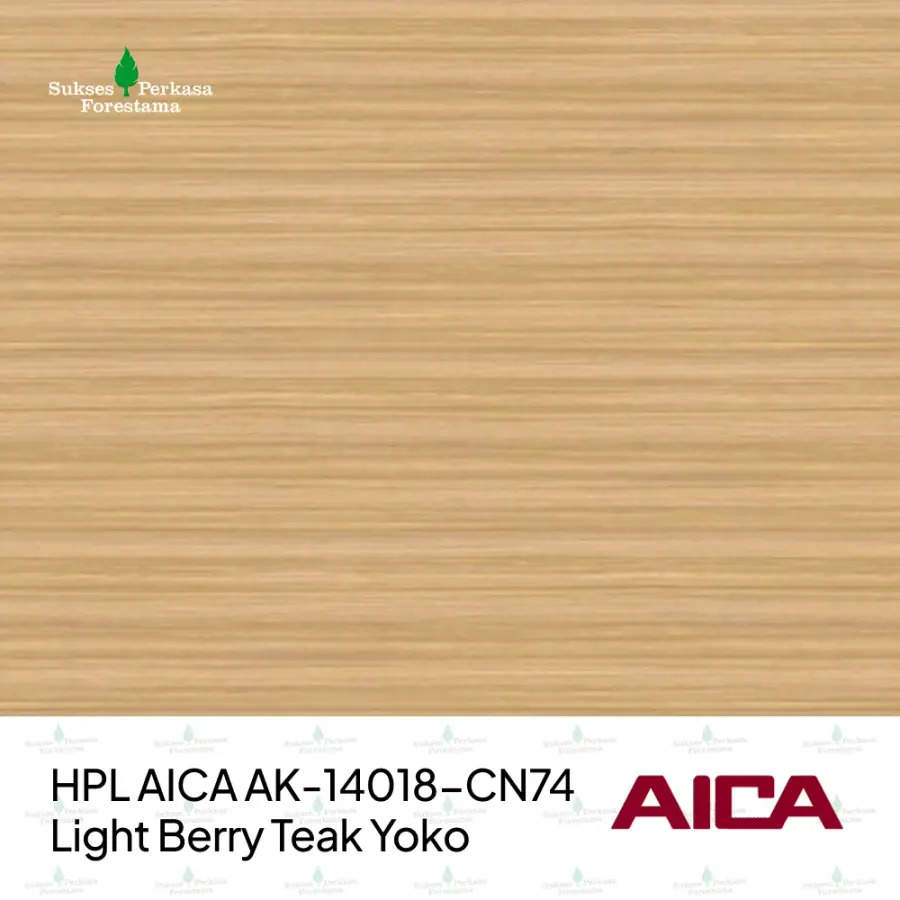 HPL AICA AK-14018-CN74 – Light Berry Teak Yoko