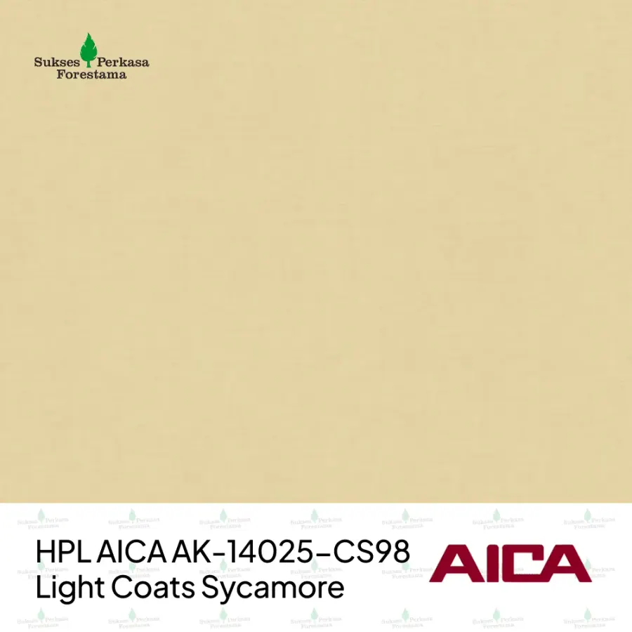 HPL AICA AK-14025-CS98 – Light Coats Sycamore