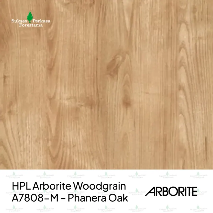 HPL Arborite Woodgrain A7808-M – Phanera Oak
