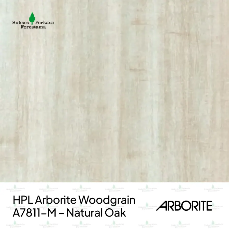 HPL Arborite Woodgrain A7811-M – Natural Oak