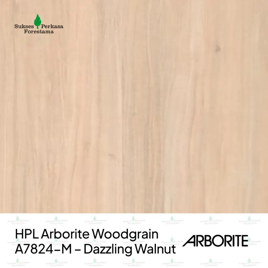 HPL Arborite Woodgrain A7824-M – Dazzling Walnut