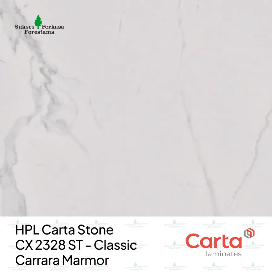 HPL Carta Stone CX 2328 ST - Classic Carrara Marmor
