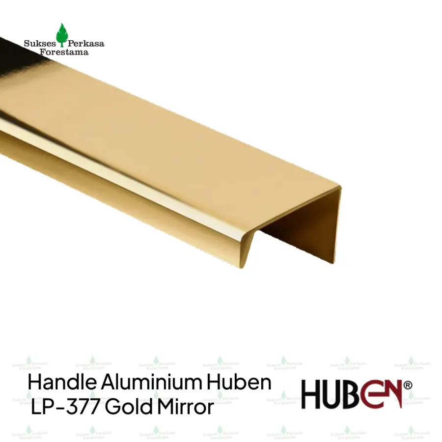 Handle Aluminium Huben LP-377 Gold Mirror