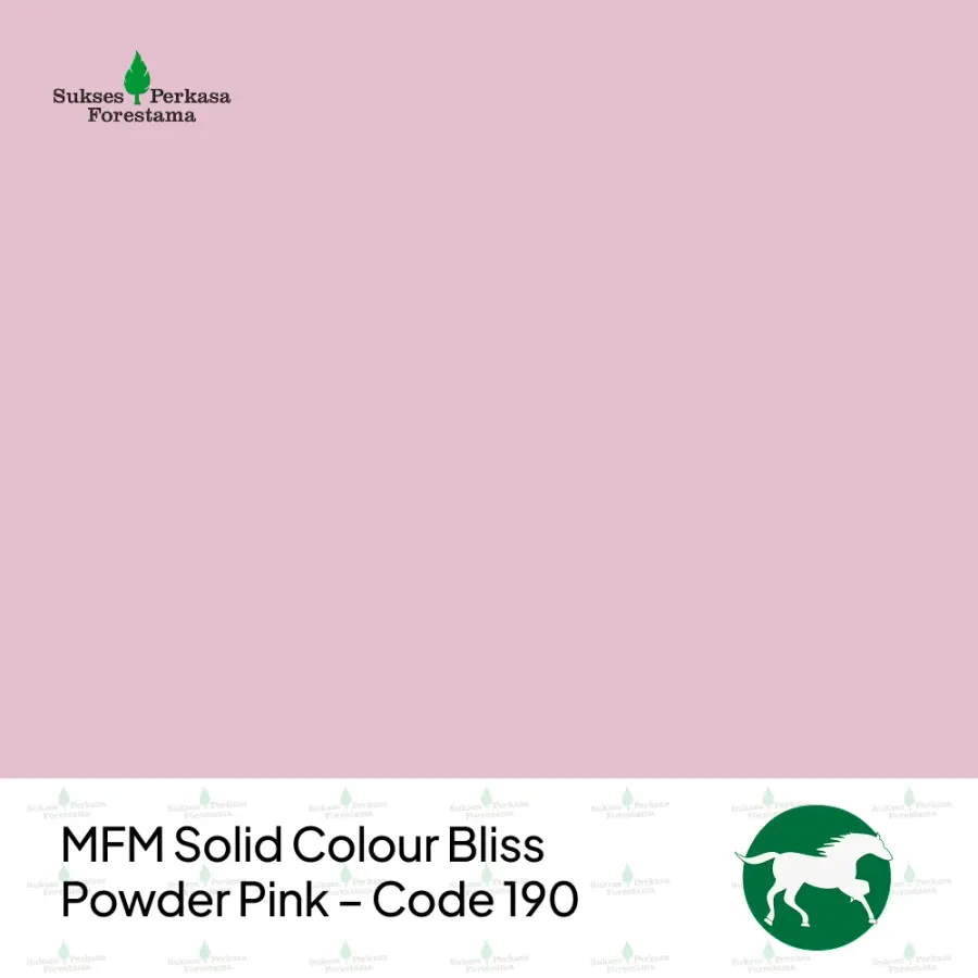 MFM SPF Solid Colour Bliss Powder Pink – Code 190