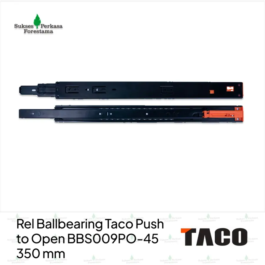 Rel Ballbearing Taco Push to Open BBS009PO-45 - 350 mm