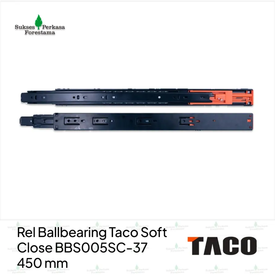 Rel Ballbearing Taco Soft Close BBS005SC-37 - 400 mm