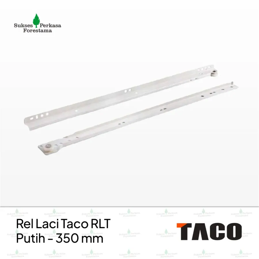 Rel Laci Taco RLT Putih - 350 mm