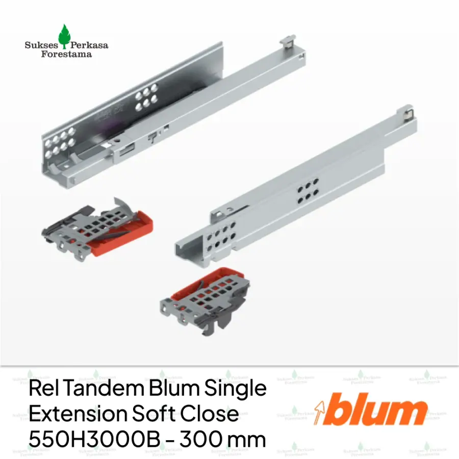 Rel Tandem Blum Single Extension Soft Close 550H3000B - 300 mm