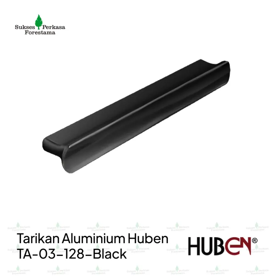 Tarikan Aluminium Huben TA-03-128-Black