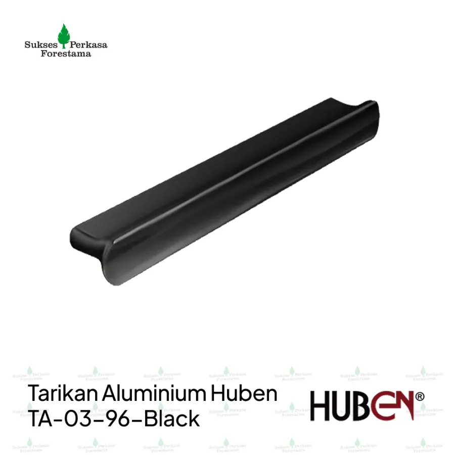 Tarikan Aluminium Huben TA-03-96-Black