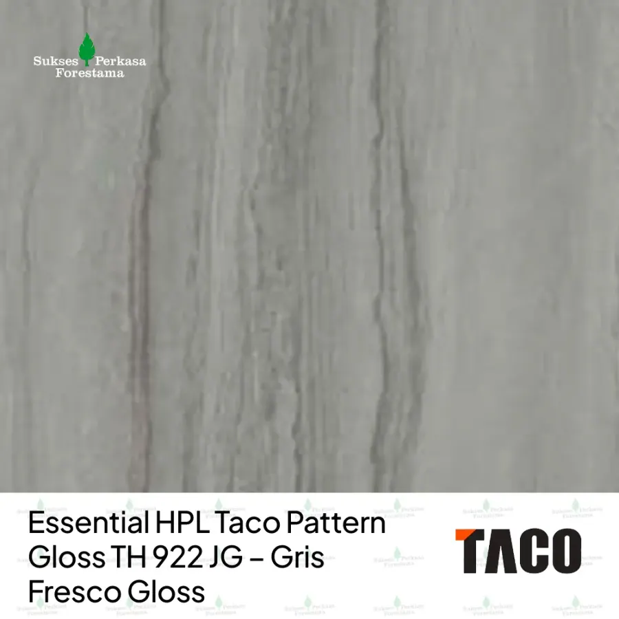 Essential HPL Taco Pattern Gloss TH 922 JG – Gris Fresco Gloss