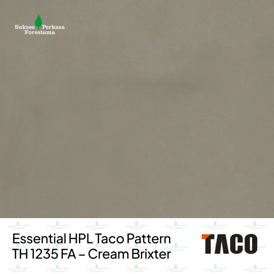 Essential HPL Taco Pattern TH 1235 FA – Cream Brixter
