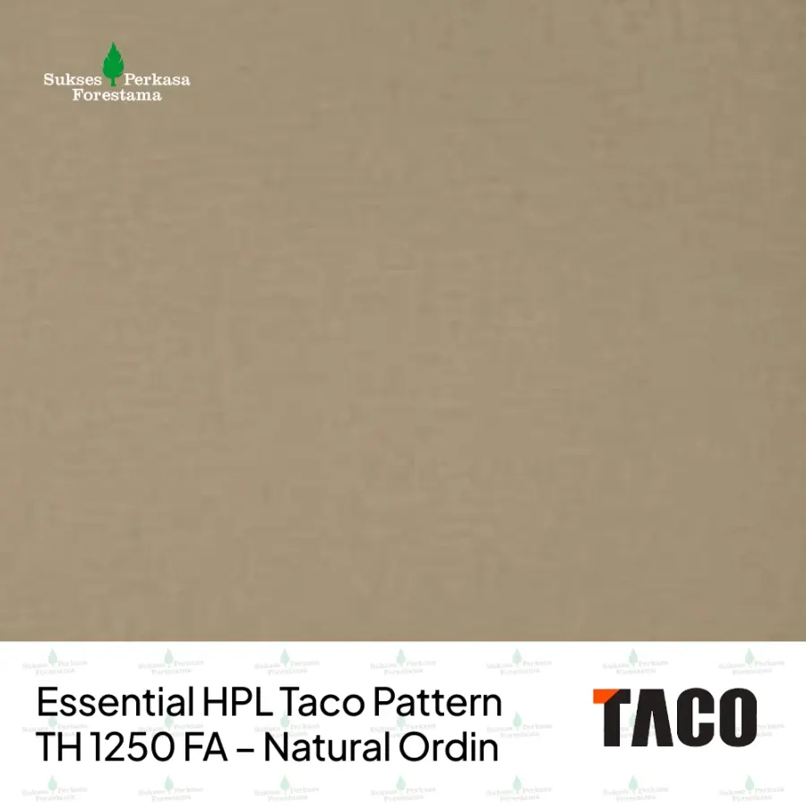 Essential HPL Taco Pattern TH 1250 FA – Natural Ordin