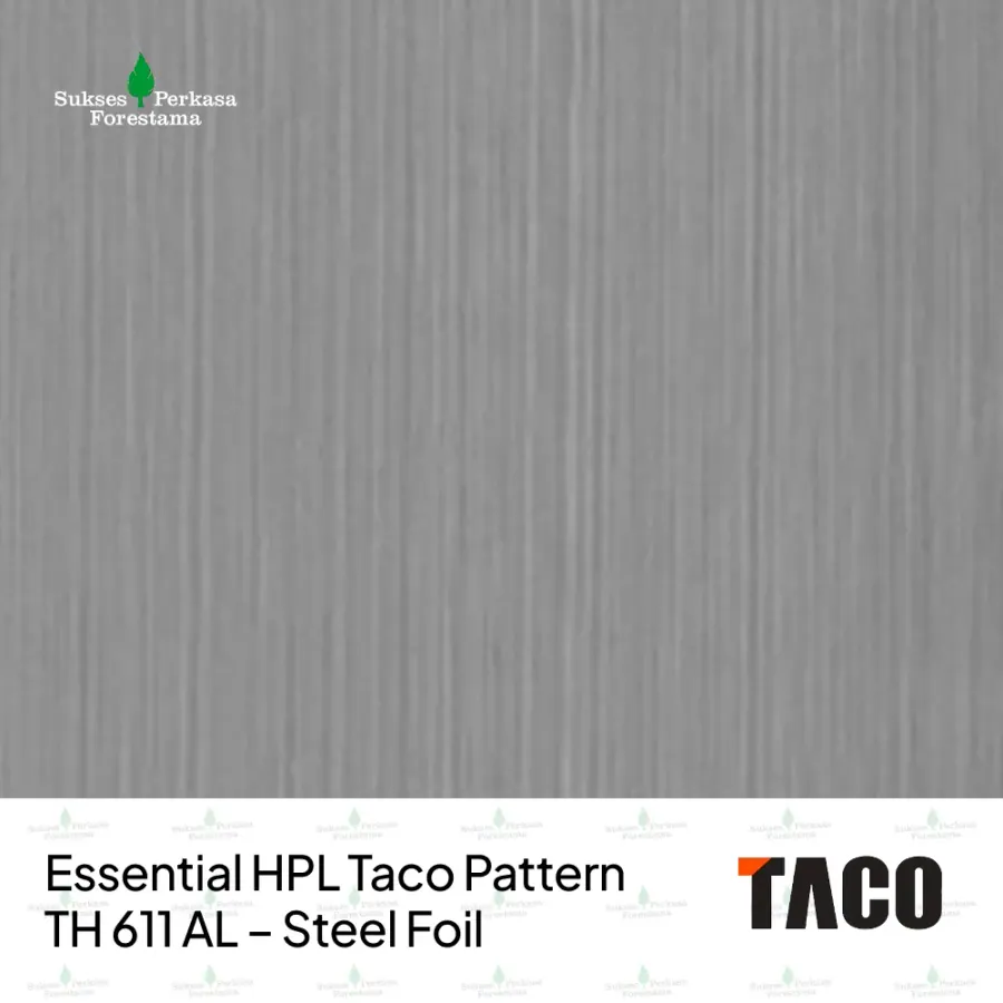 Essential HPL Taco Pattern TH 611 AL – Steel Foil