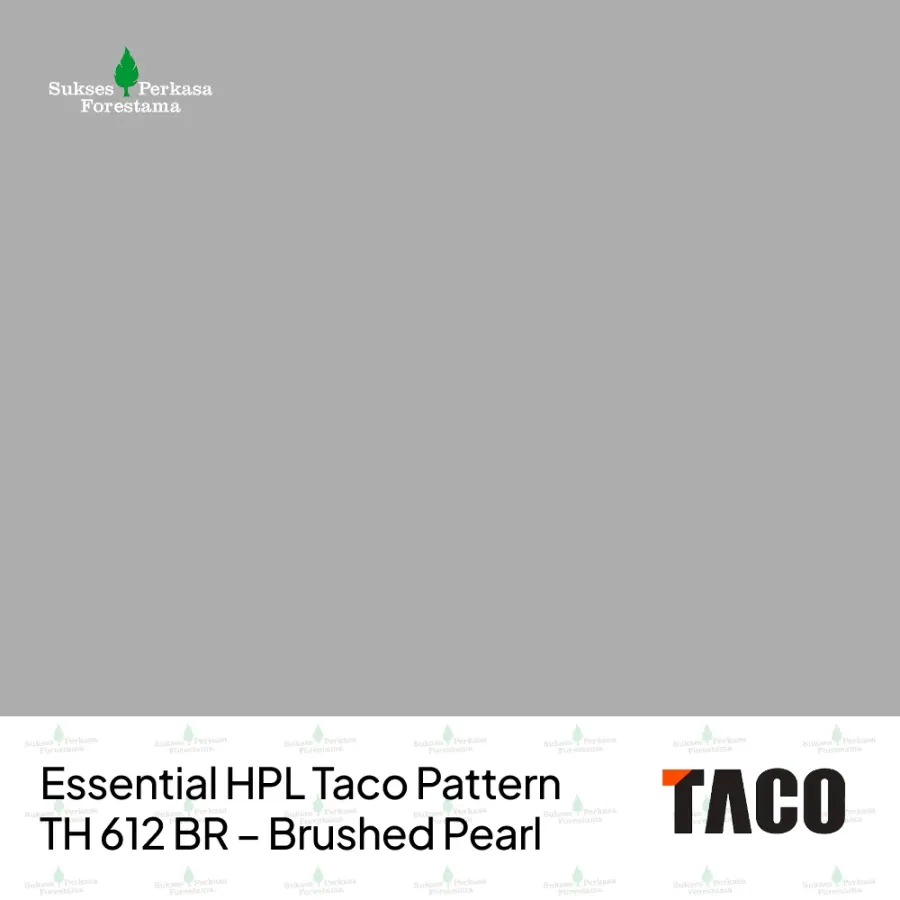 Essential HPL Taco Pattern TH 612 BR – Brushed Pearl