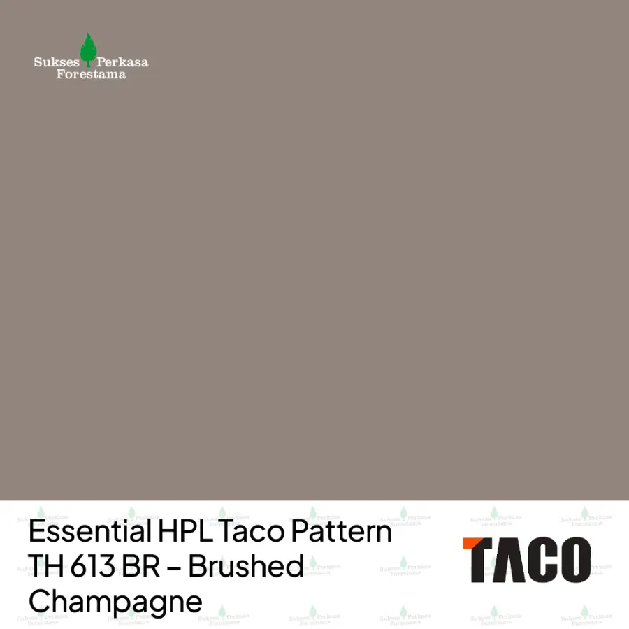 Essential HPL Taco Pattern TH 613 BR – Brushed Champagne