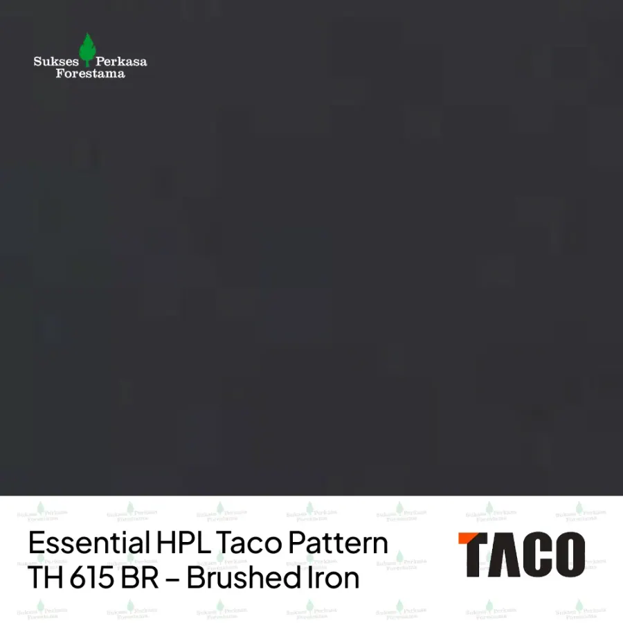 Essential HPL Taco Pattern TH 615 BR – Brushed Iron