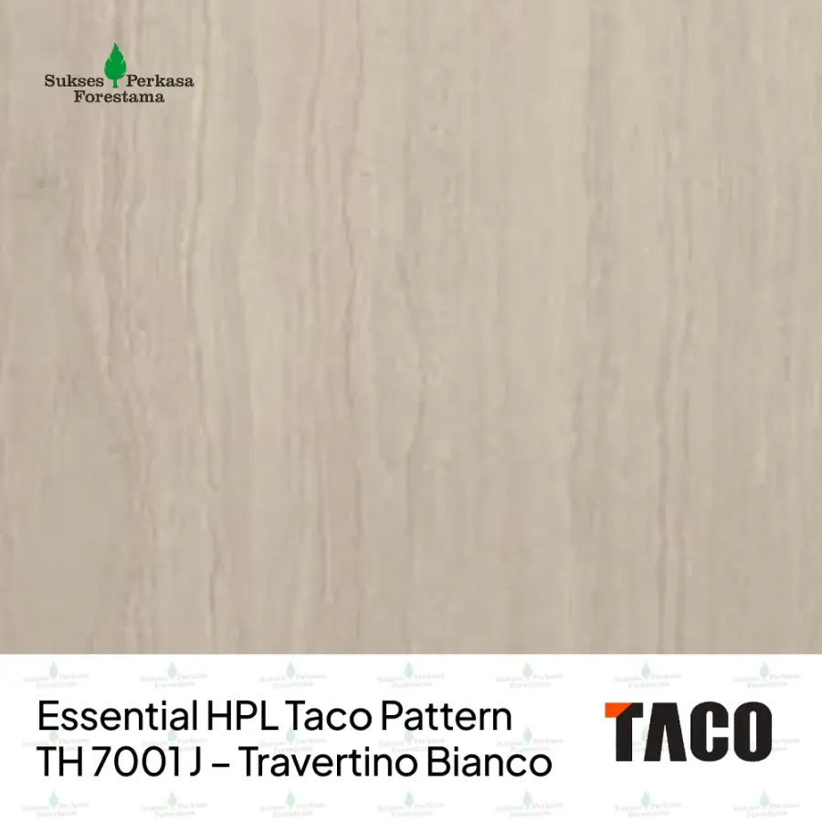 Essential HPL Taco Pattern TH 7001 J – Travertino Bianco