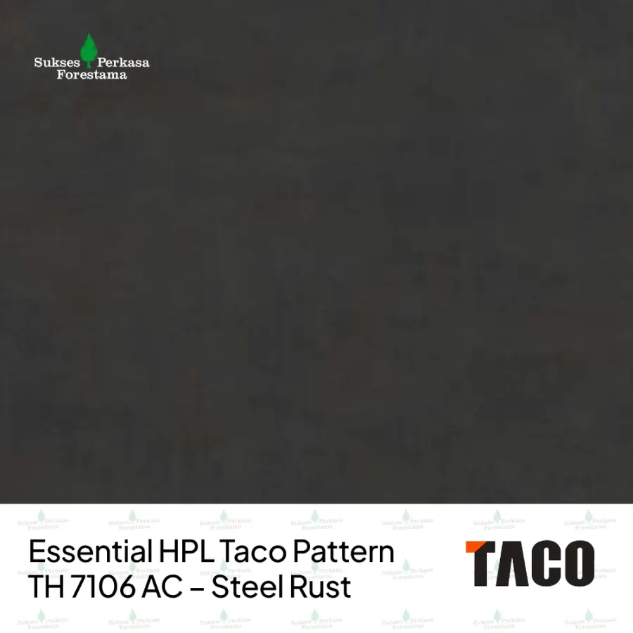 Essential HPL Taco Pattern TH 7106 AC – Steel Rust