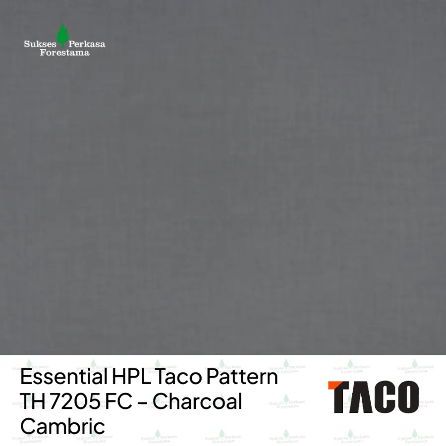 Essential HPL Taco Pattern TH 7205 FC – Charcoal Cambric