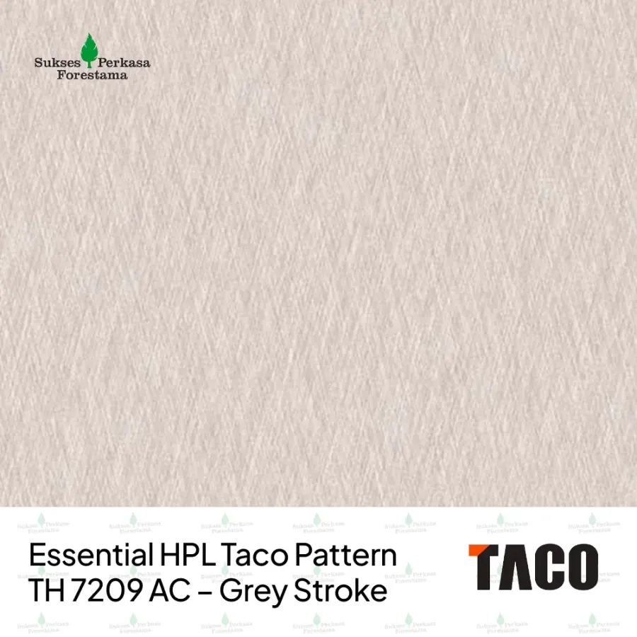 Essential HPL Taco Pattern TH 7209 AC – Grey Stroke