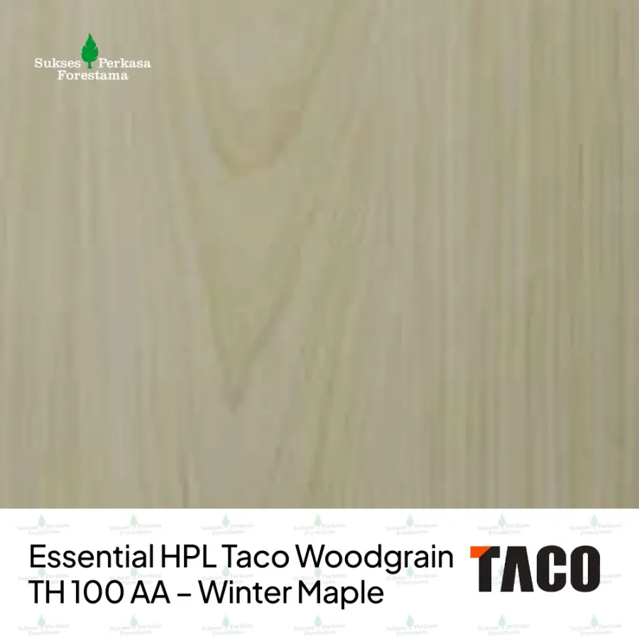 Essential HPL Taco Woodgrain TH 100 AA – Winter Maple