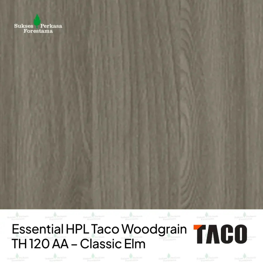 Essential HPL Taco Woodgrain TH 120 AA – Classic Elm