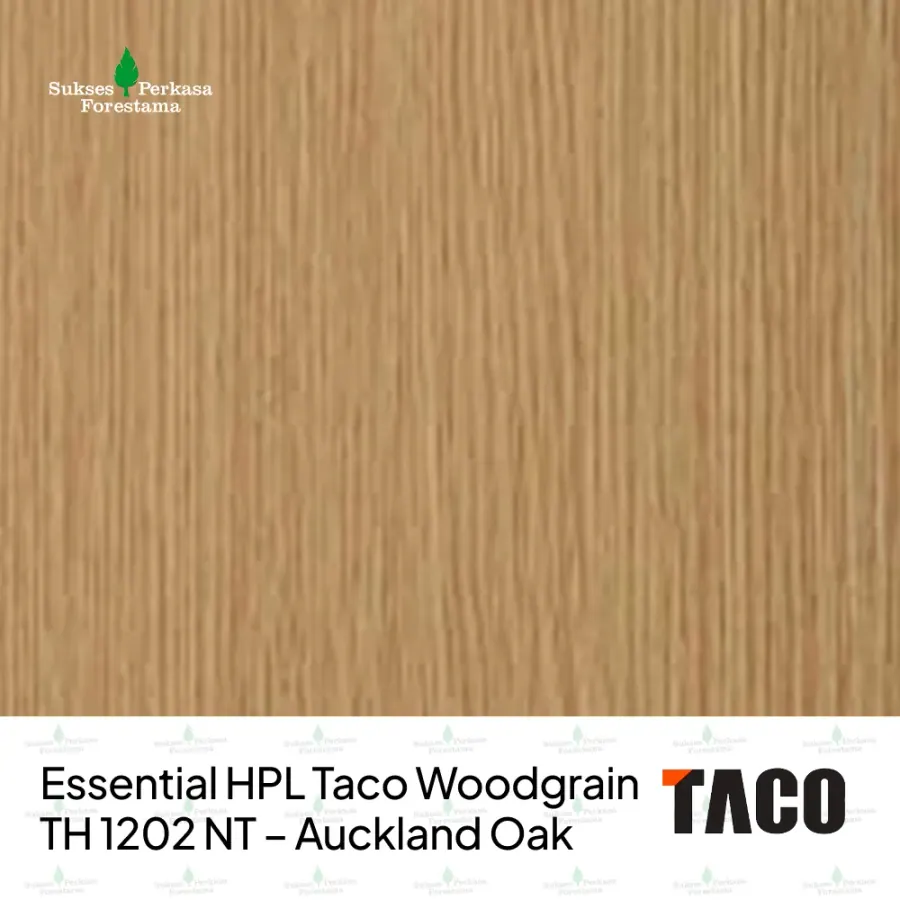 Essential HPL Taco Woodgrain TH 1202 NT – Auckland Oak
