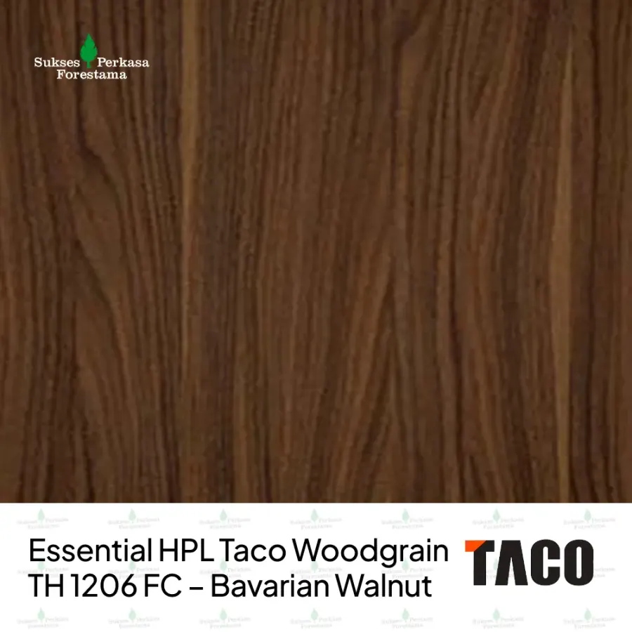 Essential HPL Taco Woodgrain TH 1206 FC – Bavarian Walnut