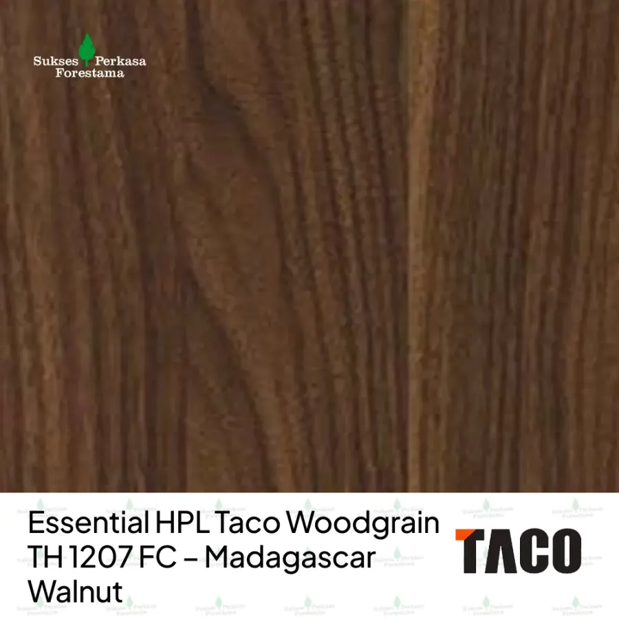 Essential HPL Taco Woodgrain TH 1207 FC – Madagascar Walnut
