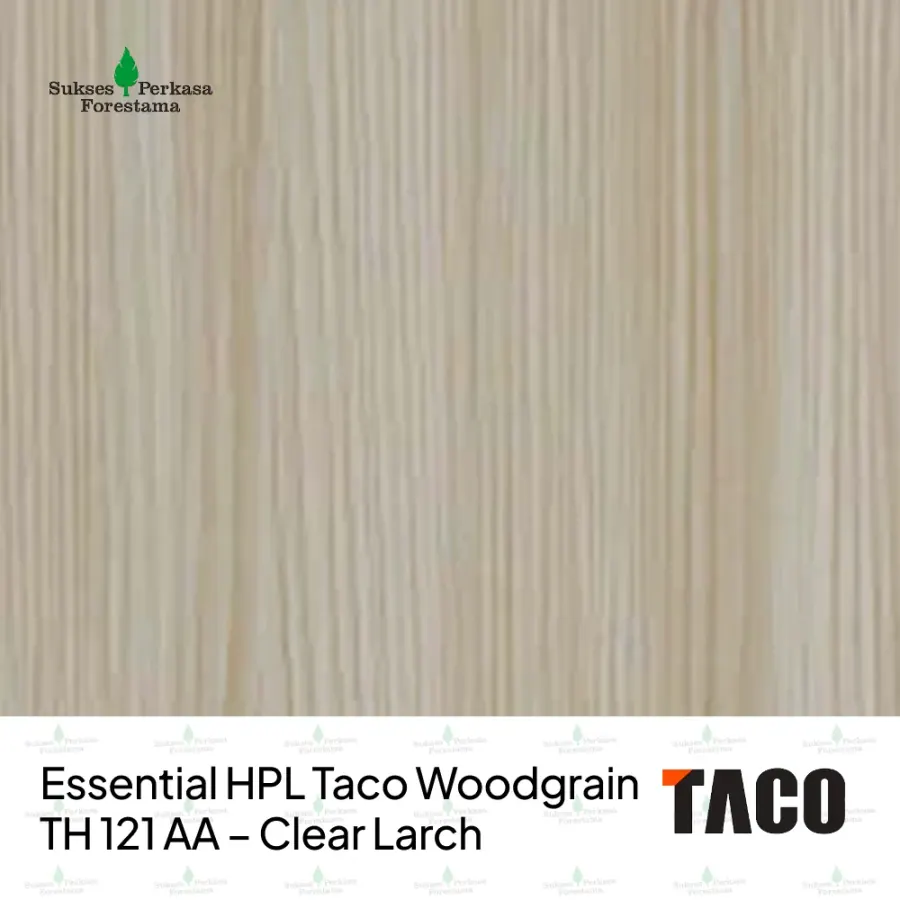 Essential HPL Taco Woodgrain TH 121 AA – Clear Larch