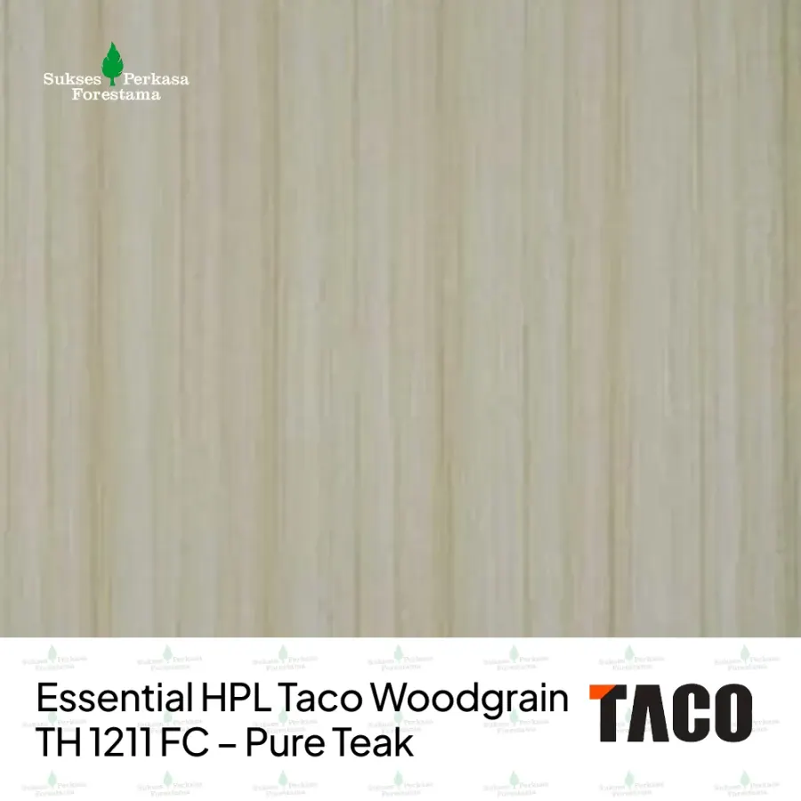 Essential HPL Taco Woodgrain TH 1211 FC – Pure Teak