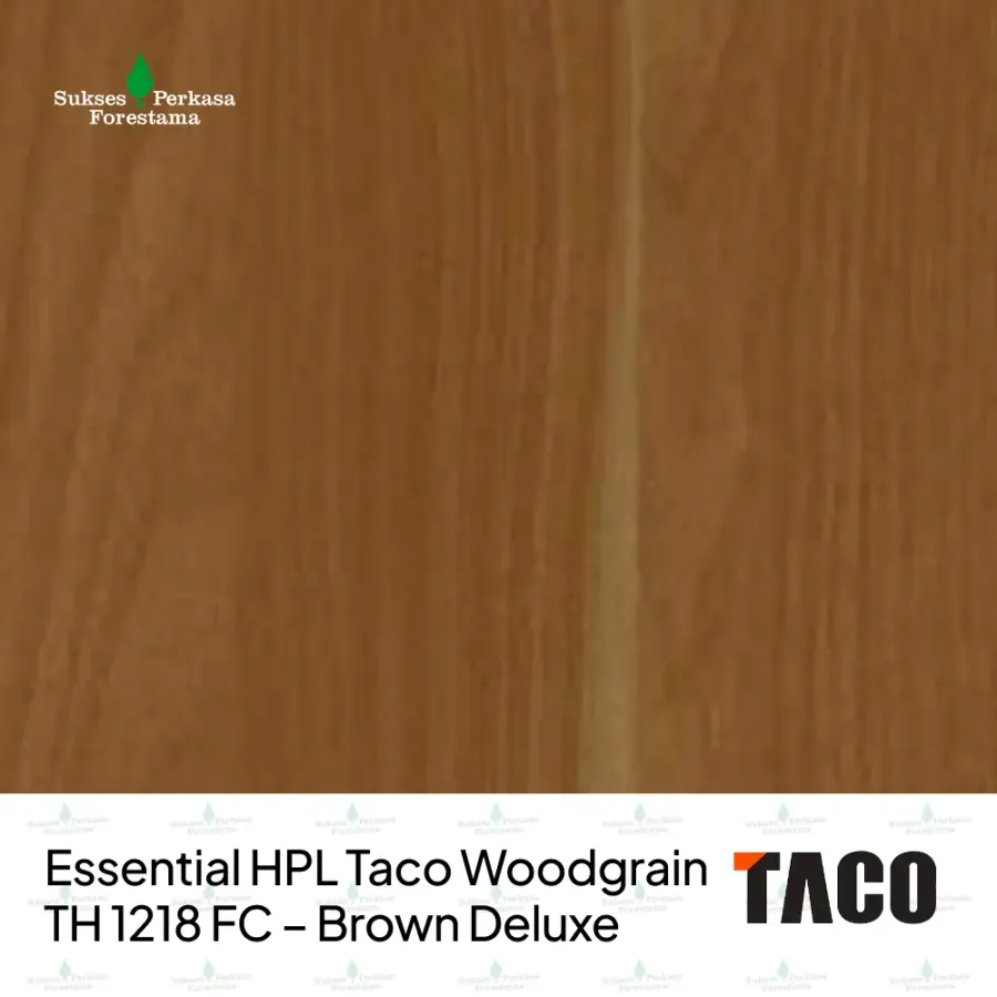 Essential HPL Taco Woodgrain TH 1218 FC – Brown Deluxe