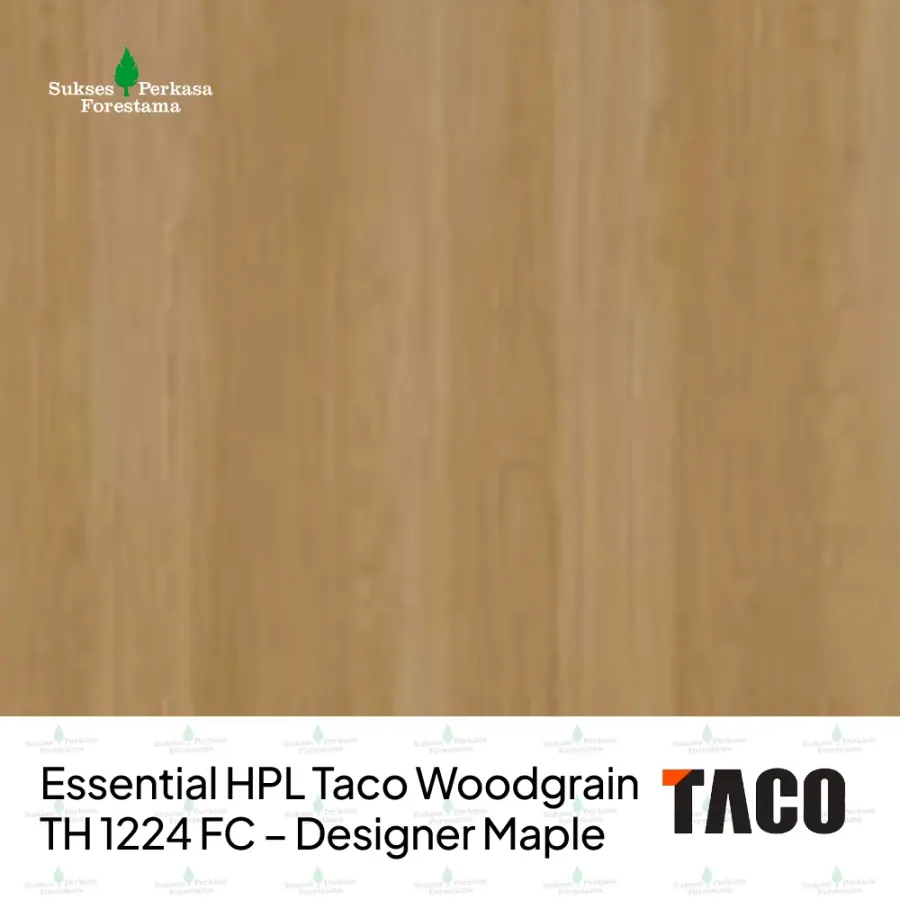Essential HPL Taco Woodgrain TH 1224 FC – Designer Maple