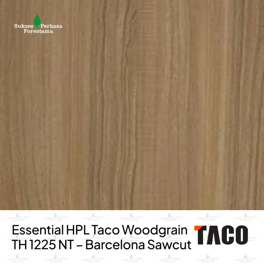 Essential HPL Taco Woodgrain TH 1225 NT – Barcelona Sawcut