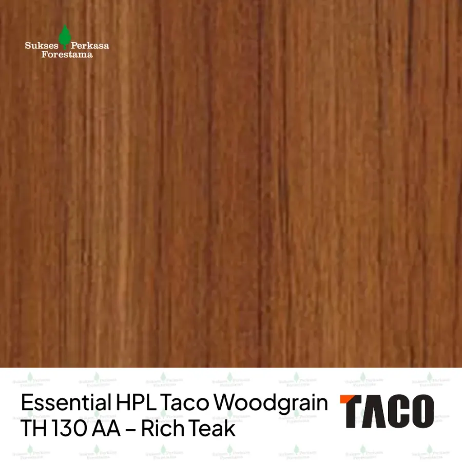 Essential HPL Taco Woodgrain TH 130 AA – Rich Teak