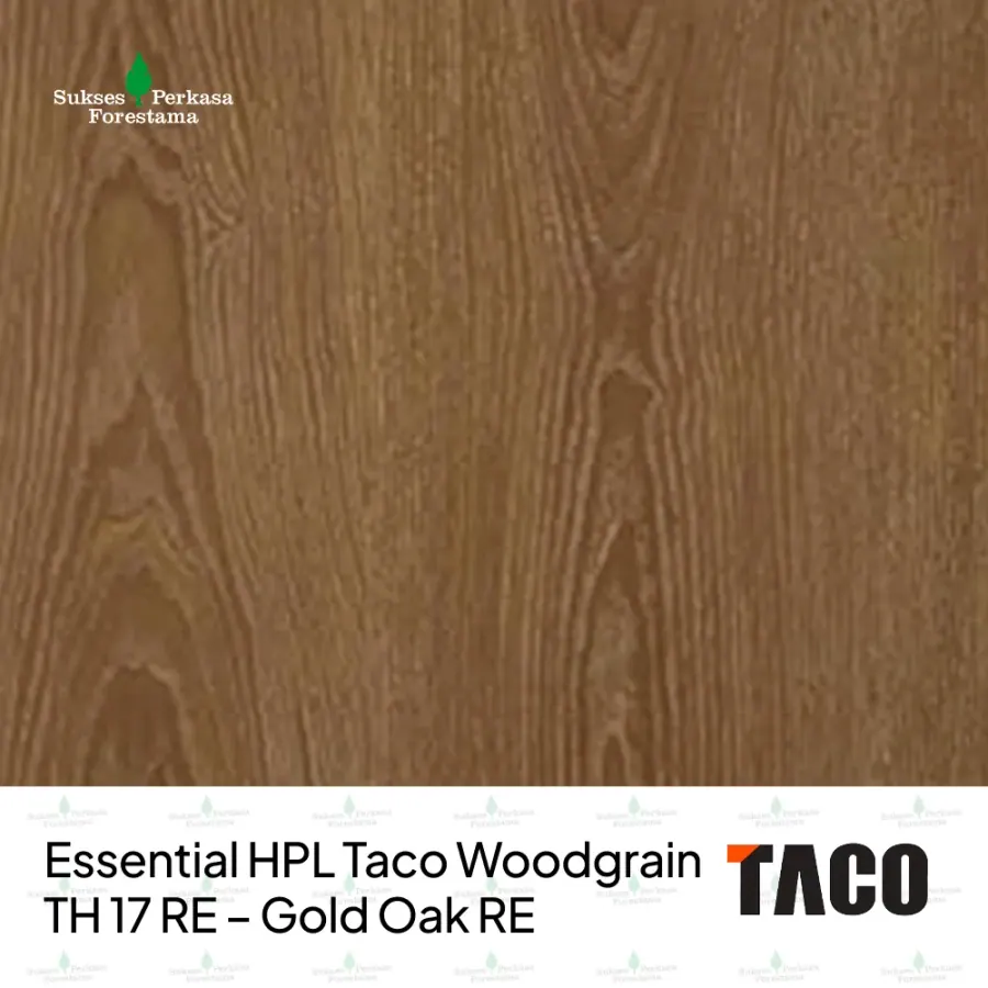 Essential HPL Taco Woodgrain TH 17 RE – Gold Oak RE