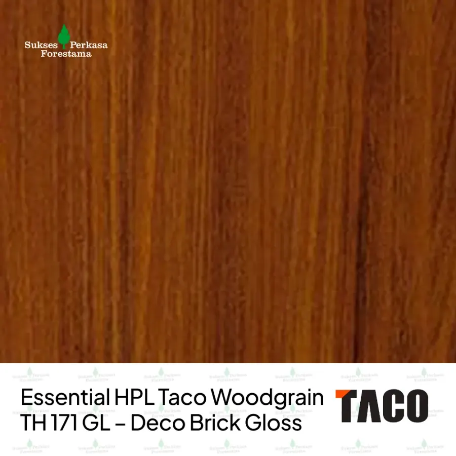 Essential HPL Taco Woodgrain TH 171 GL – Deco Brick Gloss