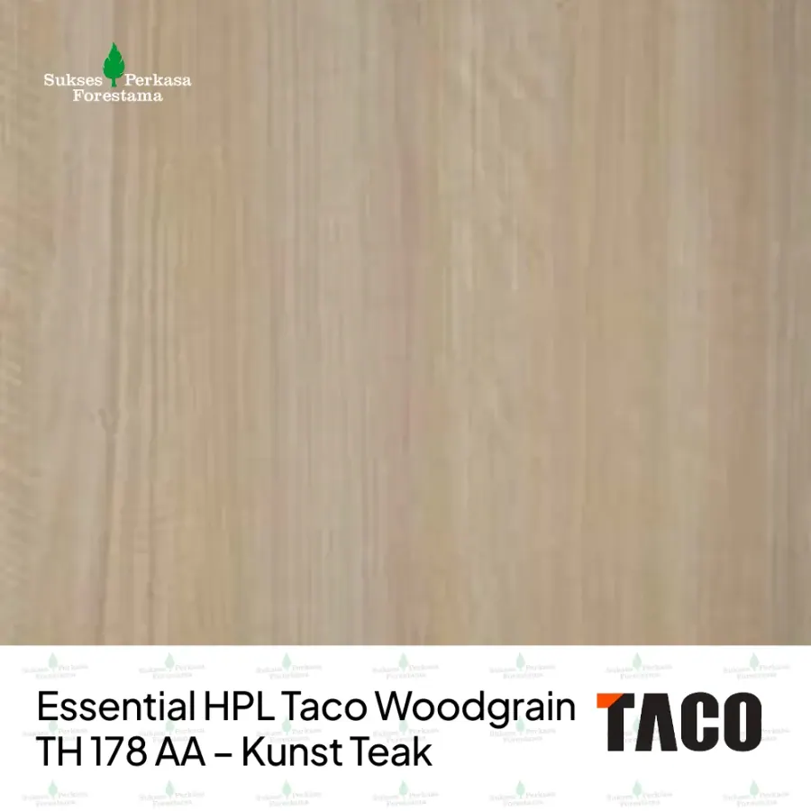 Essential HPL Taco Woodgrain TH 178 AA – Kunst Teak