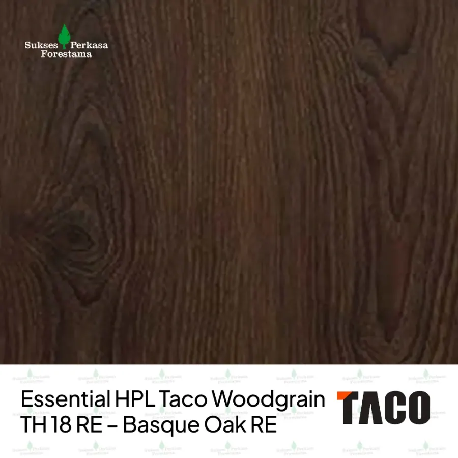 Essential HPL Taco Woodgrain TH 18 RE – Basque Oak RE