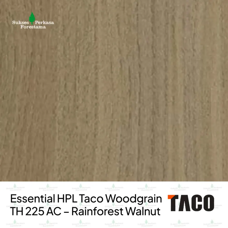 Essential HPL Taco Woodgrain TH 225 AC – Rainforest Walnut