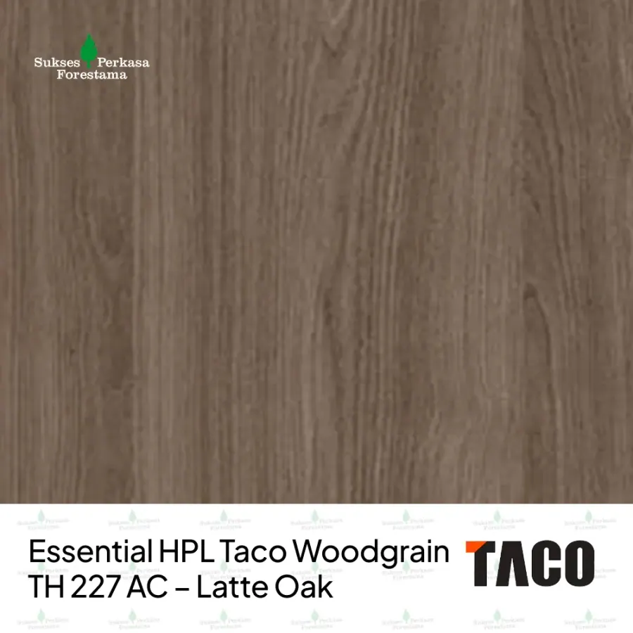 Essential HPL Taco Woodgrain TH 227 AC – Latte Oak